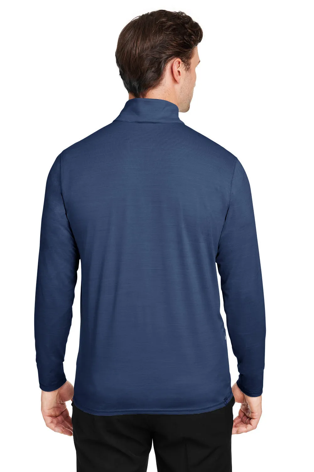 Puma Mens Cloudspun Moisture Wicking 1/4 Zip Sweatshirt - Heather Navy Blue  Choose your new Clothing Puma