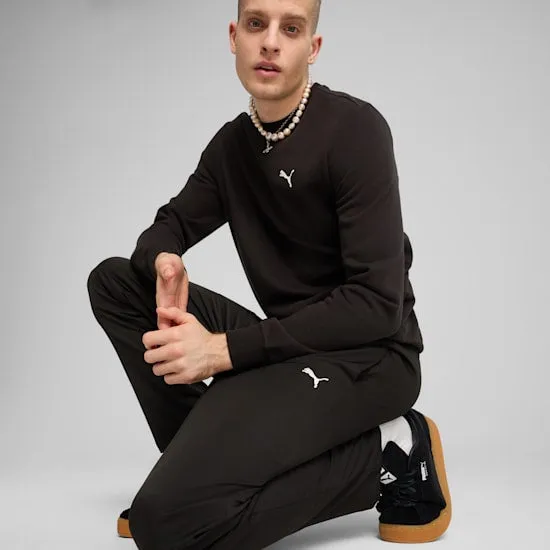 PUMA MEN'S ESSENTIALS WOVEN BLACK PANT Cothing_Mens-Puma