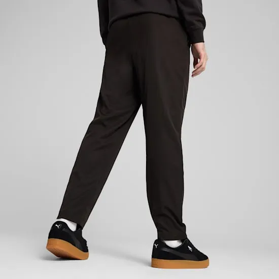 PUMA MEN'S ESSENTIALS WOVEN BLACK PANT Cothing_Mens-Puma