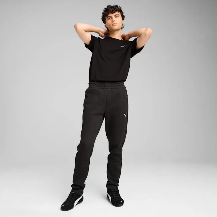 PUMA MEN'S EVOSTRIPE BLACK TRACKPANTS Cothing_Mens-Puma