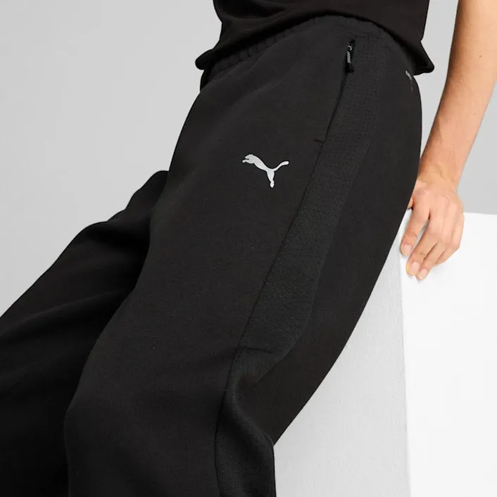 PUMA MEN'S EVOSTRIPE BLACK TRACKPANTS Cothing_Mens-Puma