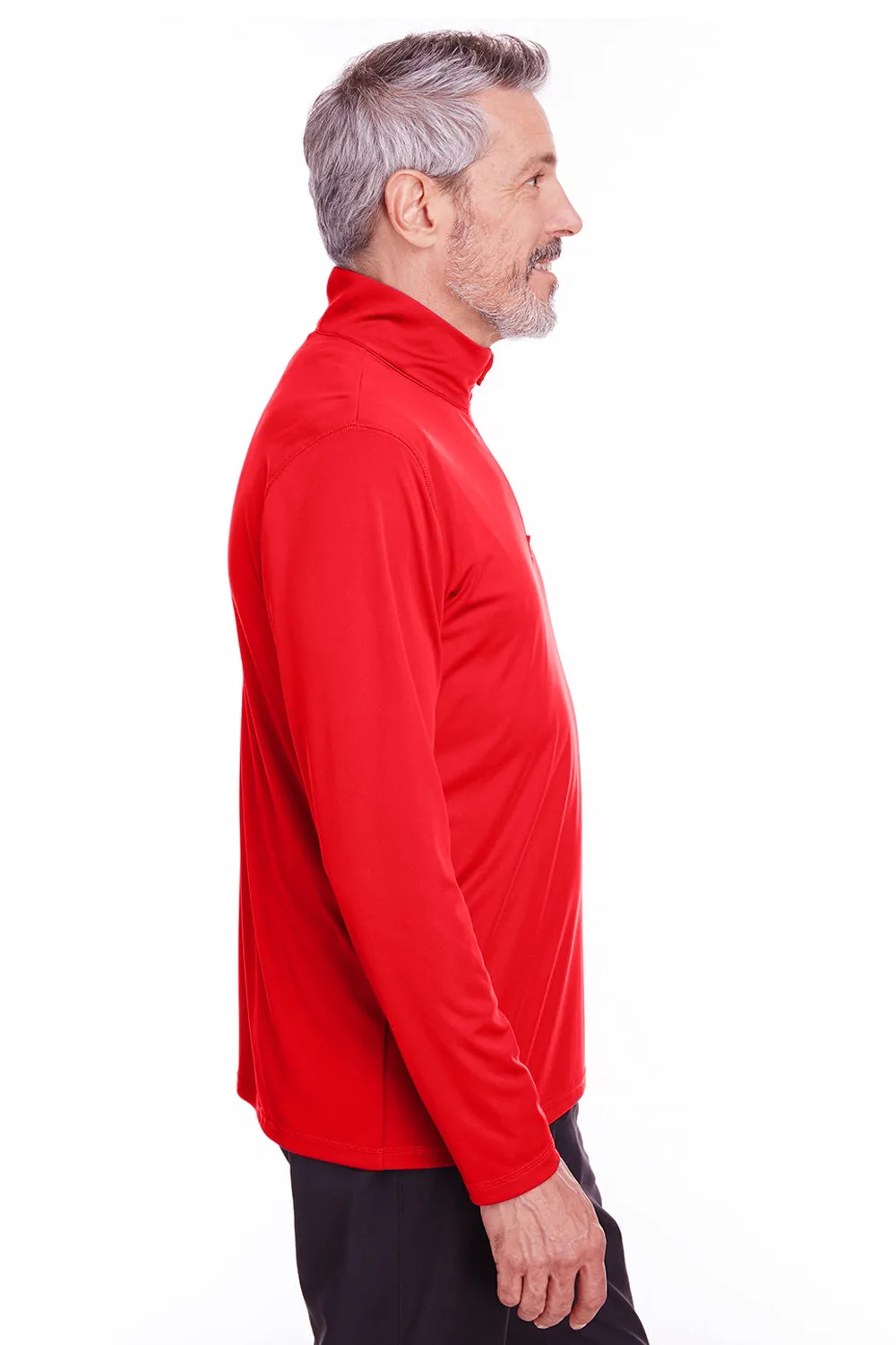 Puma Mens Icon Performance Moisture Wicking 1/4 Zip Sweatshirt - High Risk Red  Choose your new Clothing Puma
