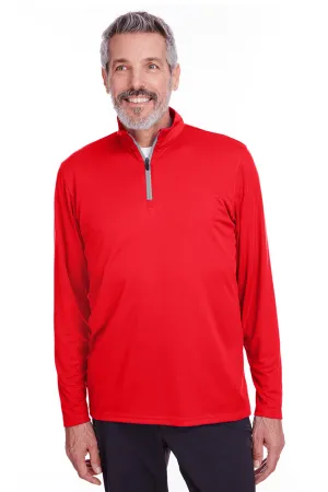 Puma Mens Icon Performance Moisture Wicking 1/4 Zip Sweatshirt - High Risk Red  Choose your new Clothing Puma