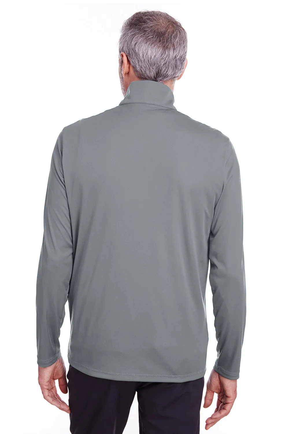 Puma Mens Icon Performance Moisture Wicking 1/4 Zip Sweatshirt - Quiet Shade Grey
