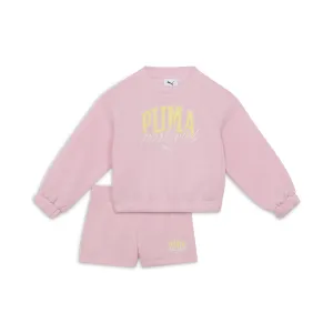 PUMA Toddler Girls' 2-Piece Pullover Shorts Set