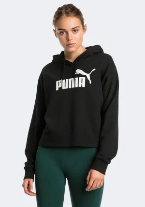 Puma Women's ESS Cropped Logo Hoodie FL