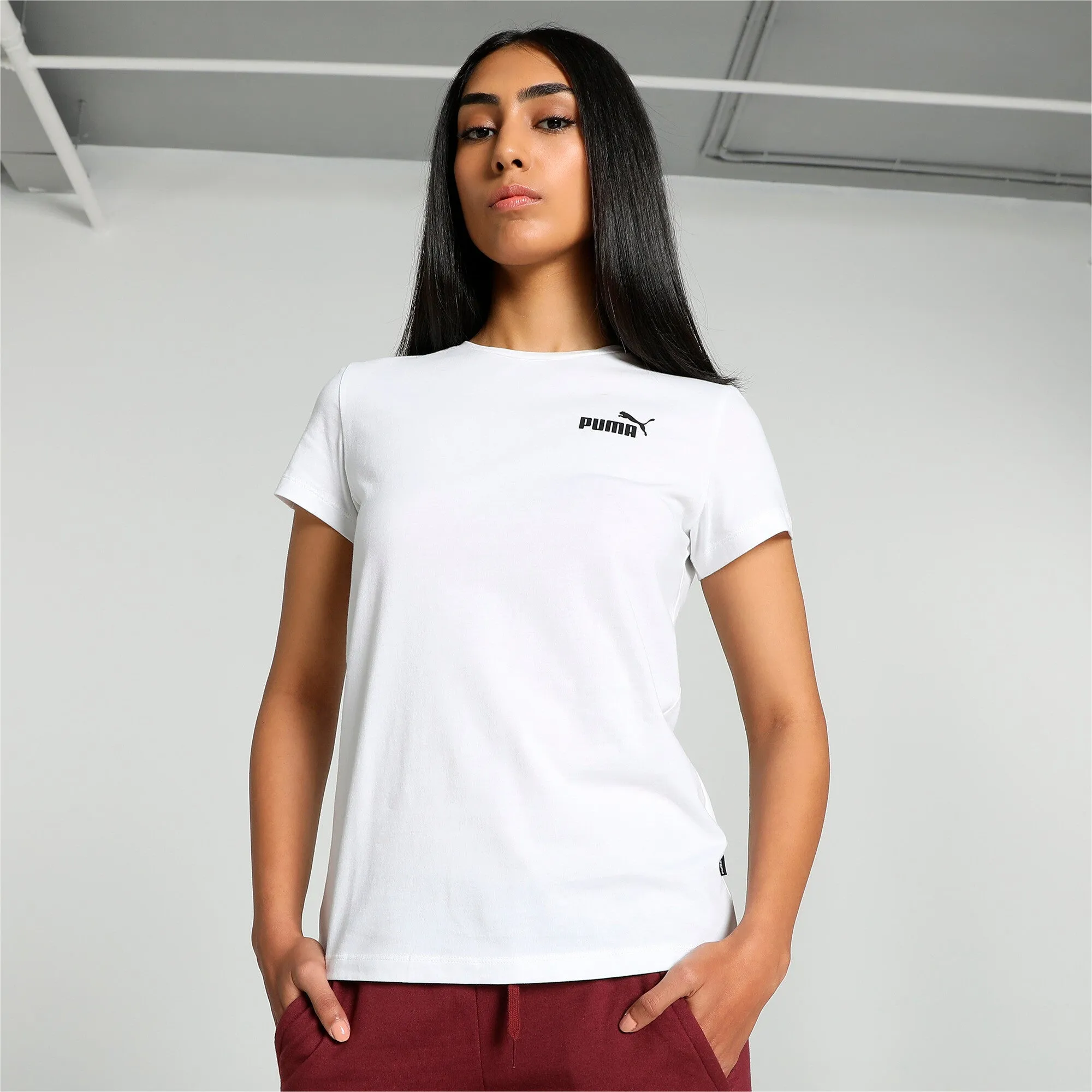 PUMA Women's Essentials Small Logo Tee