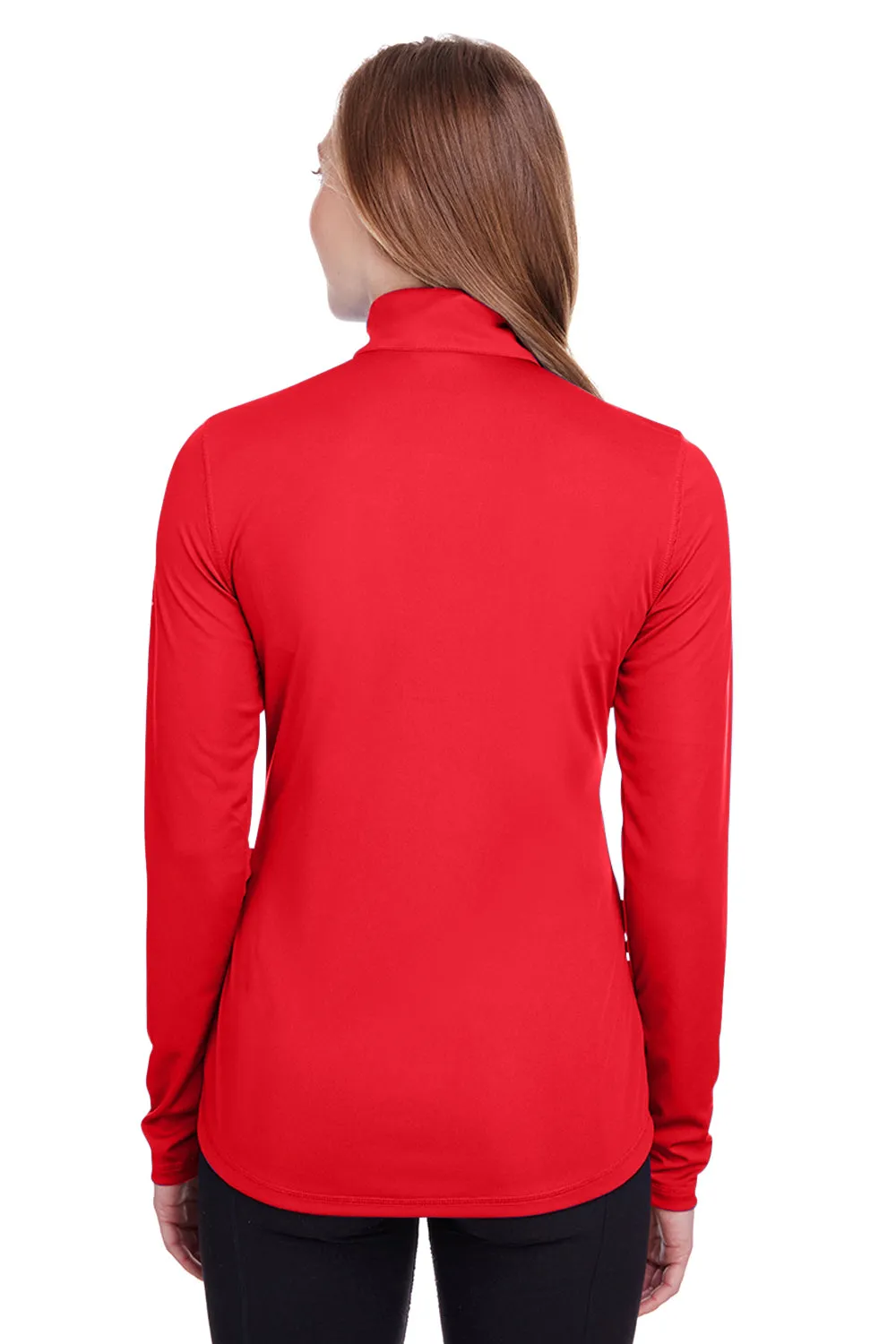 Puma Womens Icon Performance Moisture Wicking Full Zip Sweatshirt - High Risk Red