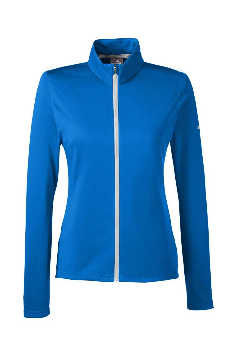 Puma Womens Icon Performance Moisture Wicking Full Zip Sweatshirt - Lapis Blue