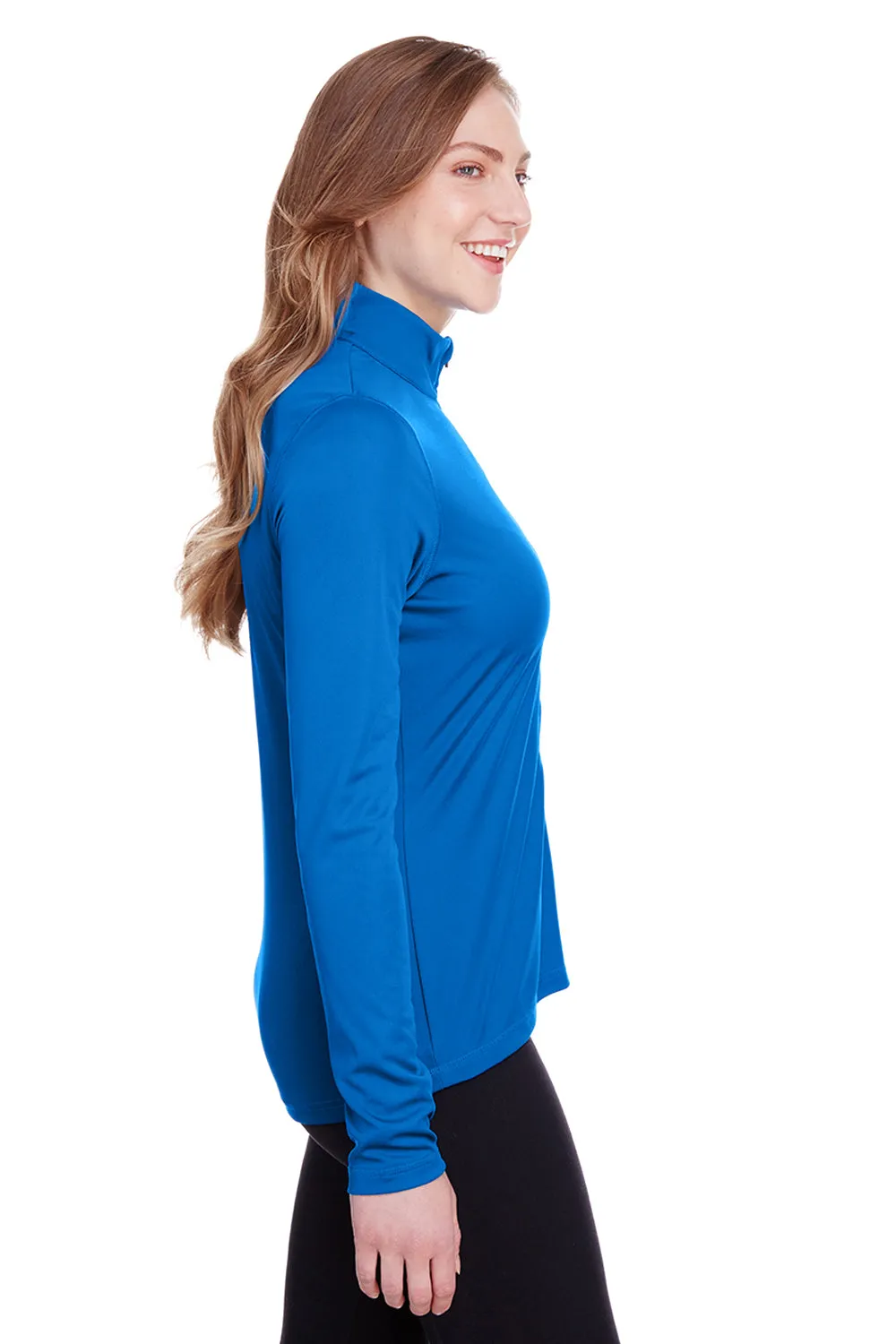 Puma Womens Icon Performance Moisture Wicking Full Zip Sweatshirt - Lapis Blue