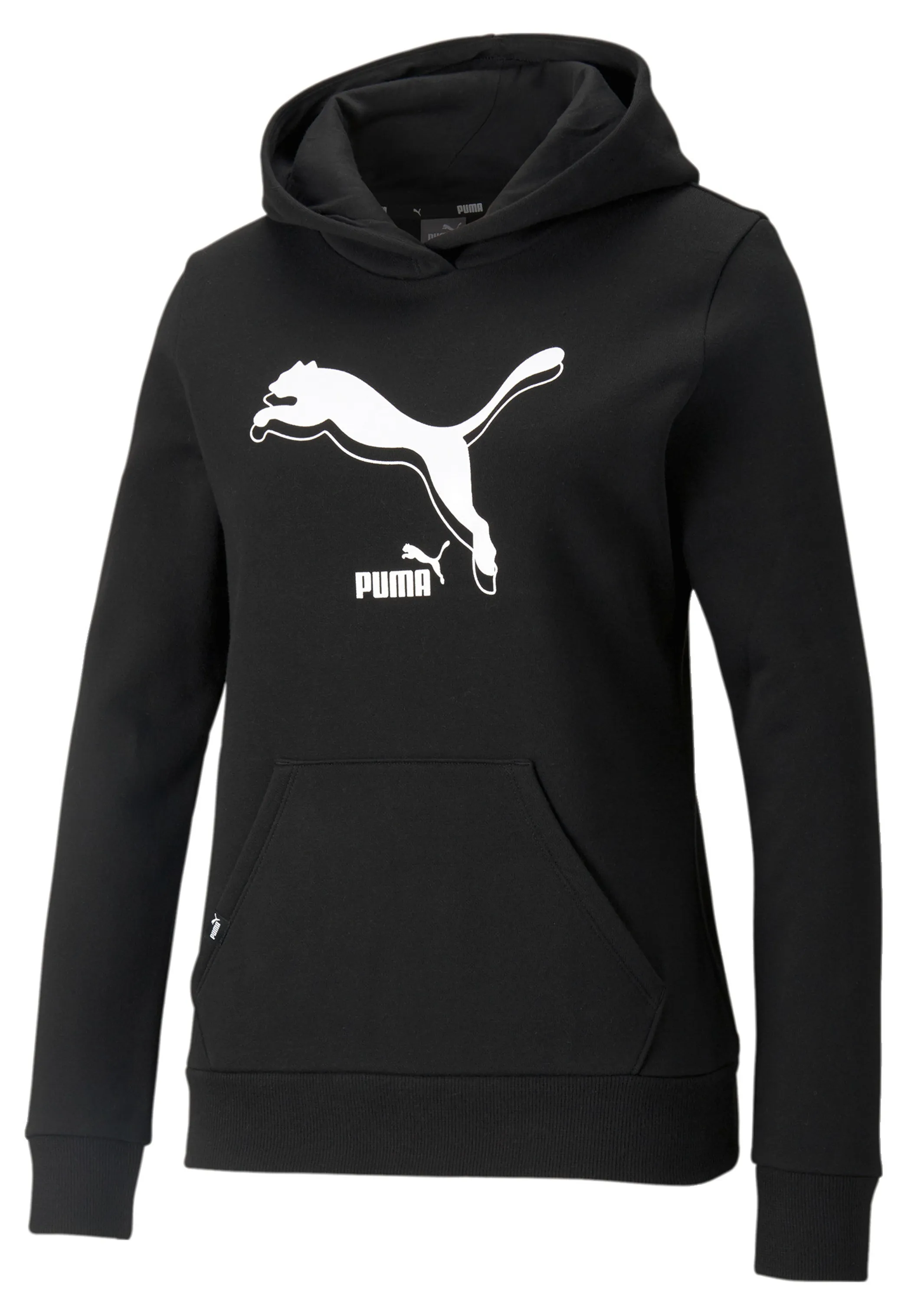 Puma Womens Power Logo Hoodie Black <br> 589541 01