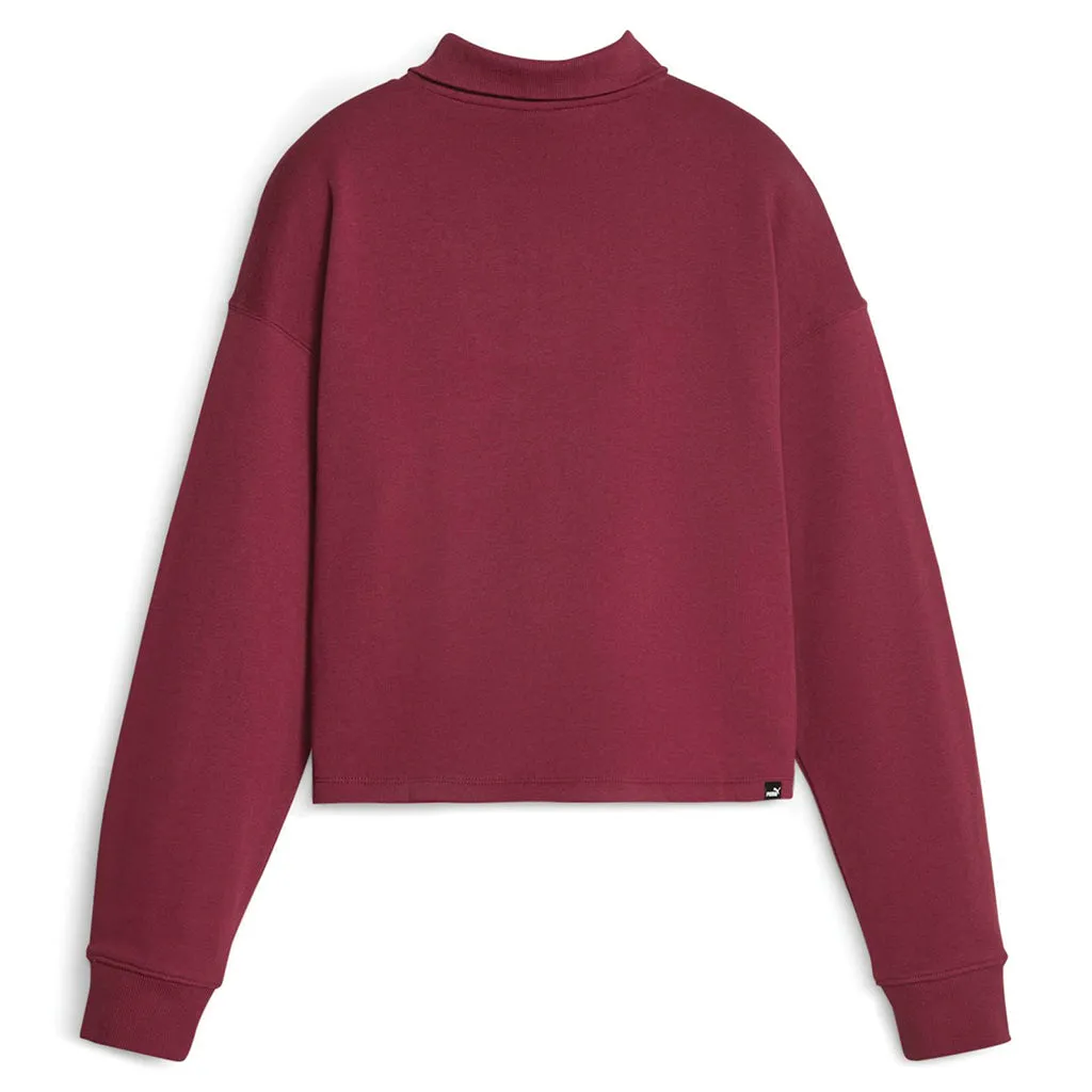 Puma Women's Puma Her Zip Mock Neck Pullover