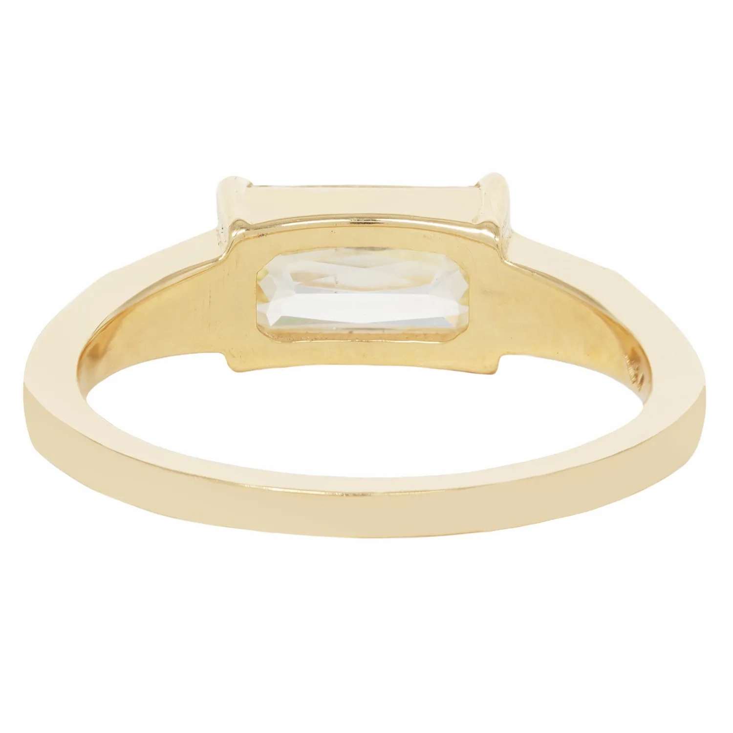 Radiant Yellow Diamond Ring