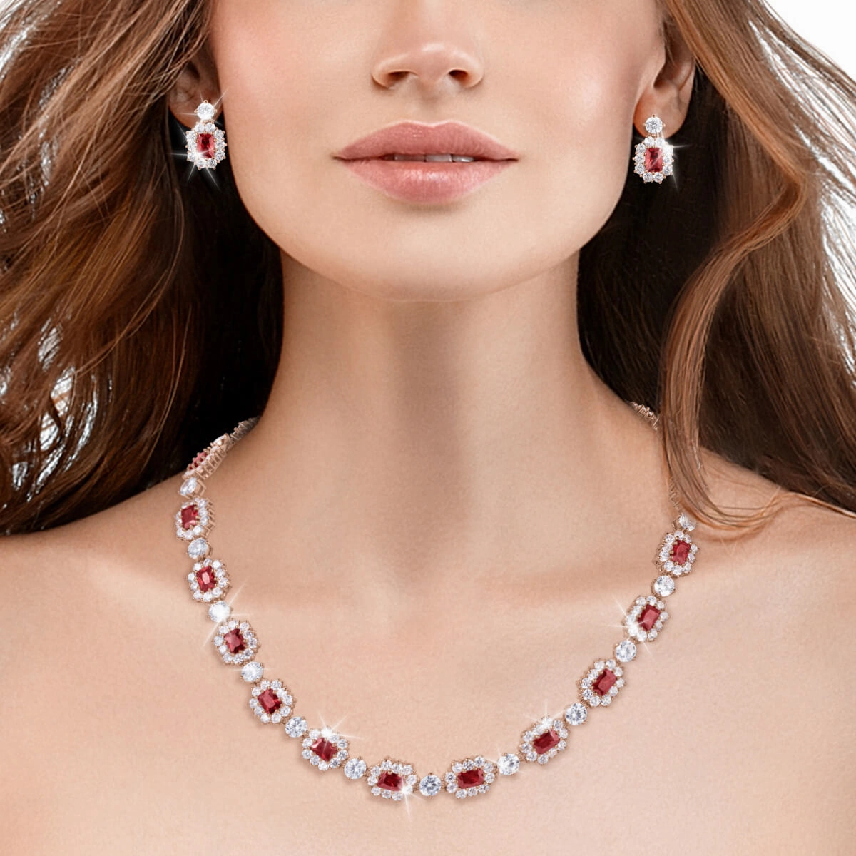 Regal Rosa Earrings