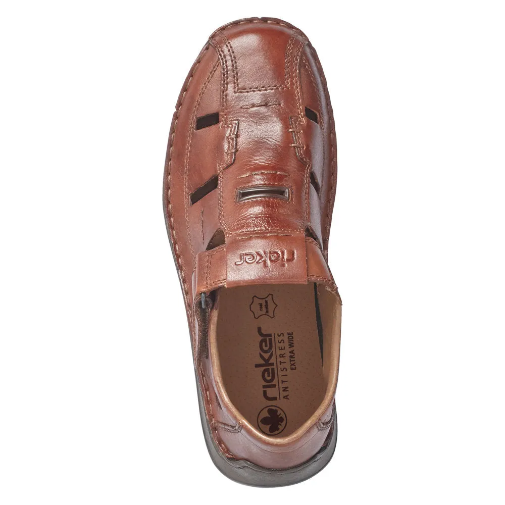 Rieker Shoes 05284-24 Amaretto Fisherman
