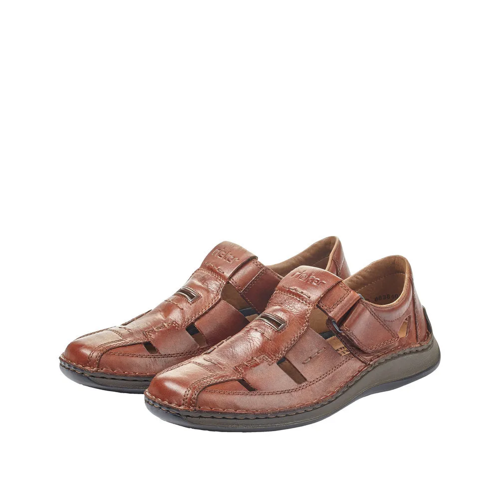 Rieker Shoes 05284-24 Amaretto Fisherman