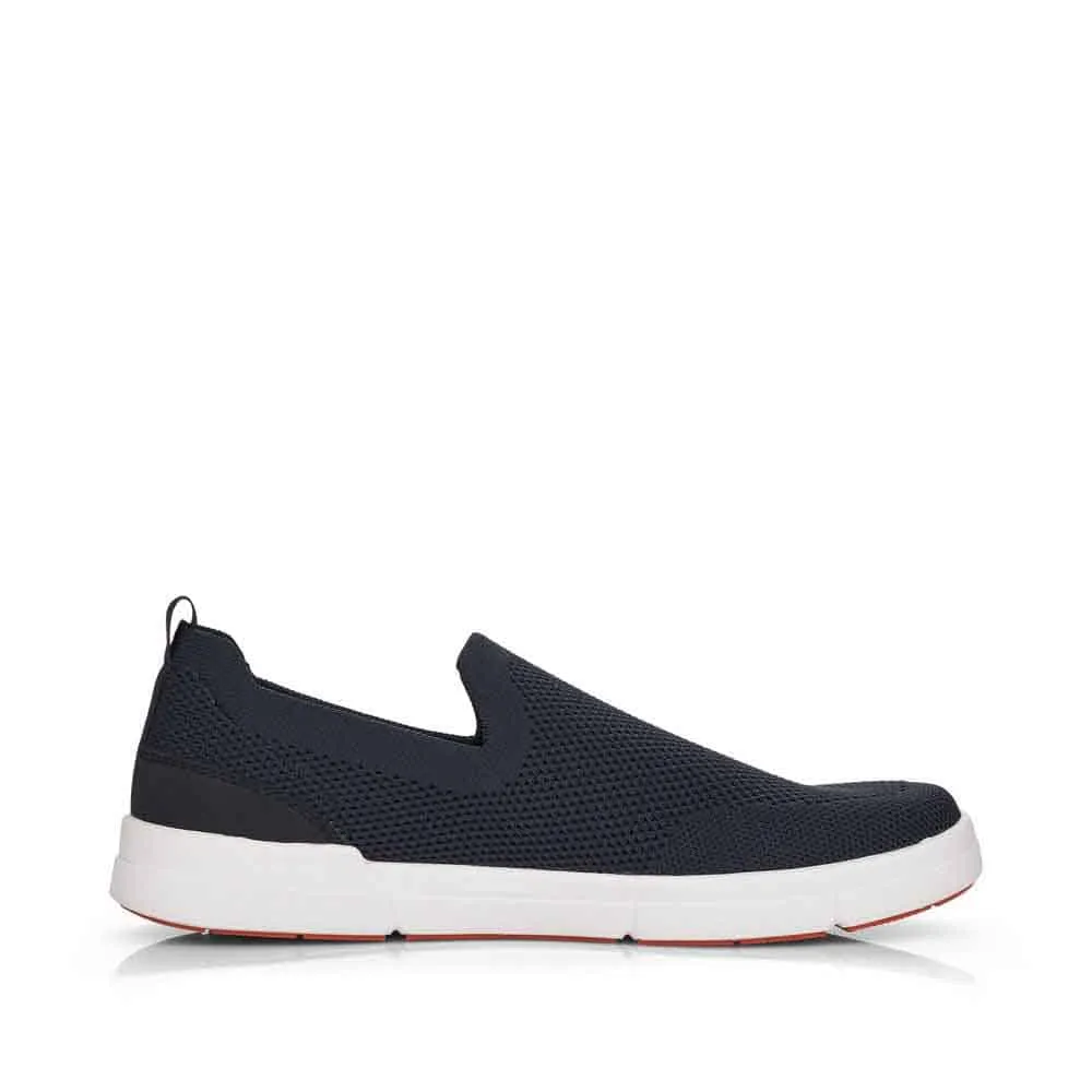 Rieker Shoes 07106-14 Navy Slip On