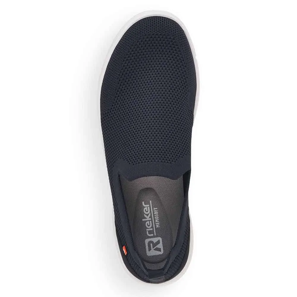 Rieker Shoes 07106-14 Navy Slip On