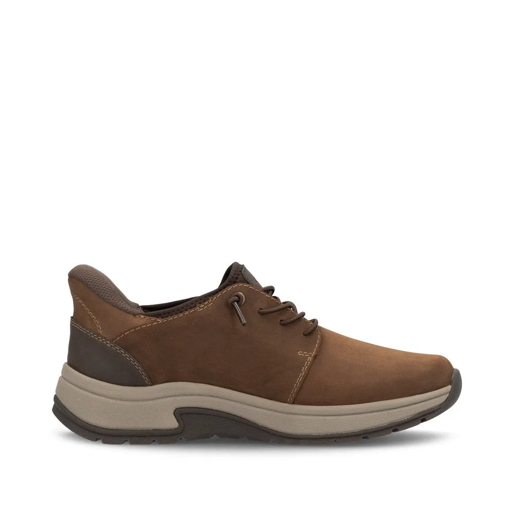 Rieker Shoes 11050-22 Brown Bungee Slip Ons