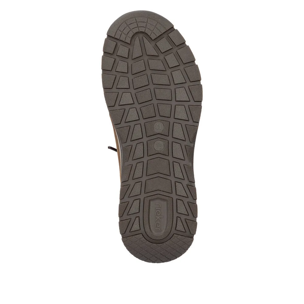 Rieker Shoes 11050-22 Brown Bungee Slip Ons