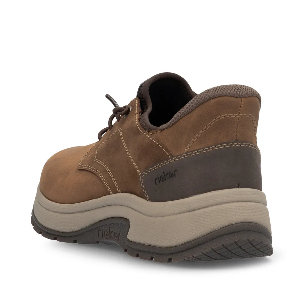 Rieker Shoes 11050-22 Brown Bungee Slip Ons