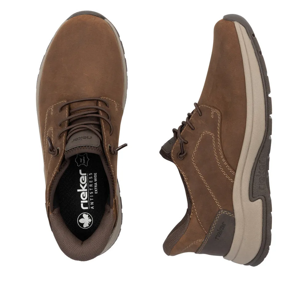 Rieker Shoes 11050-22 Brown Bungee Slip Ons