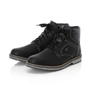 Rieker Shoes 39223-00 Black Hiker Lace RTex