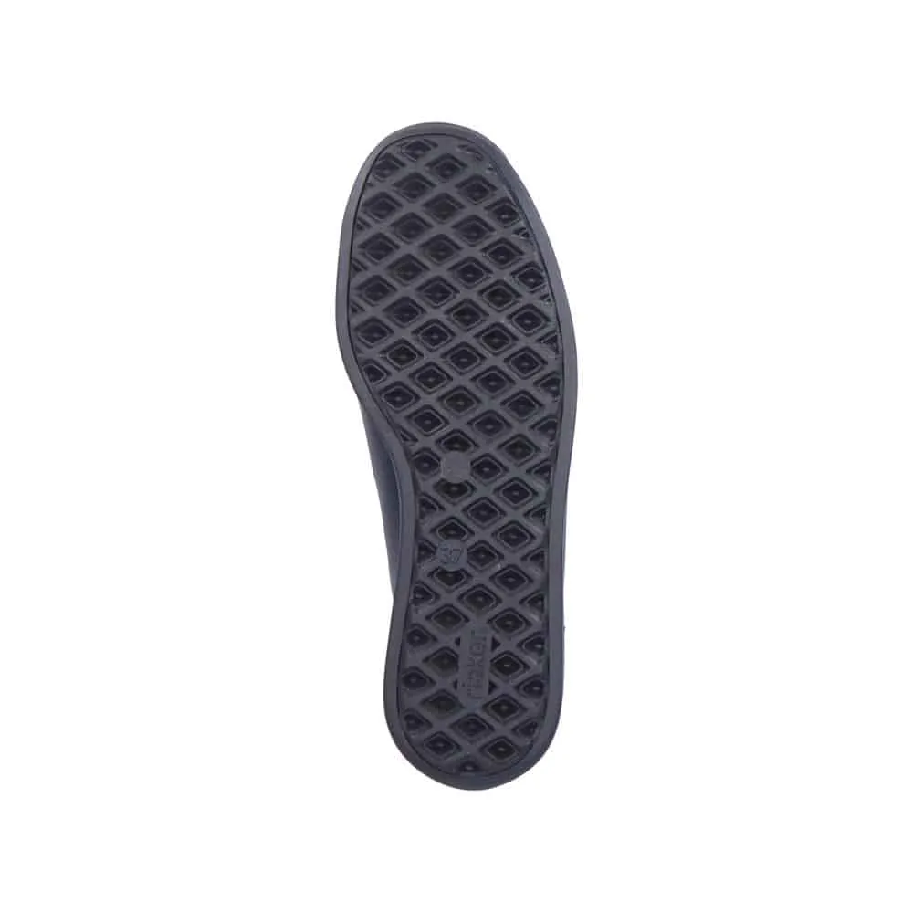 Rieker Shoes 44265-00 Black Zip RTex