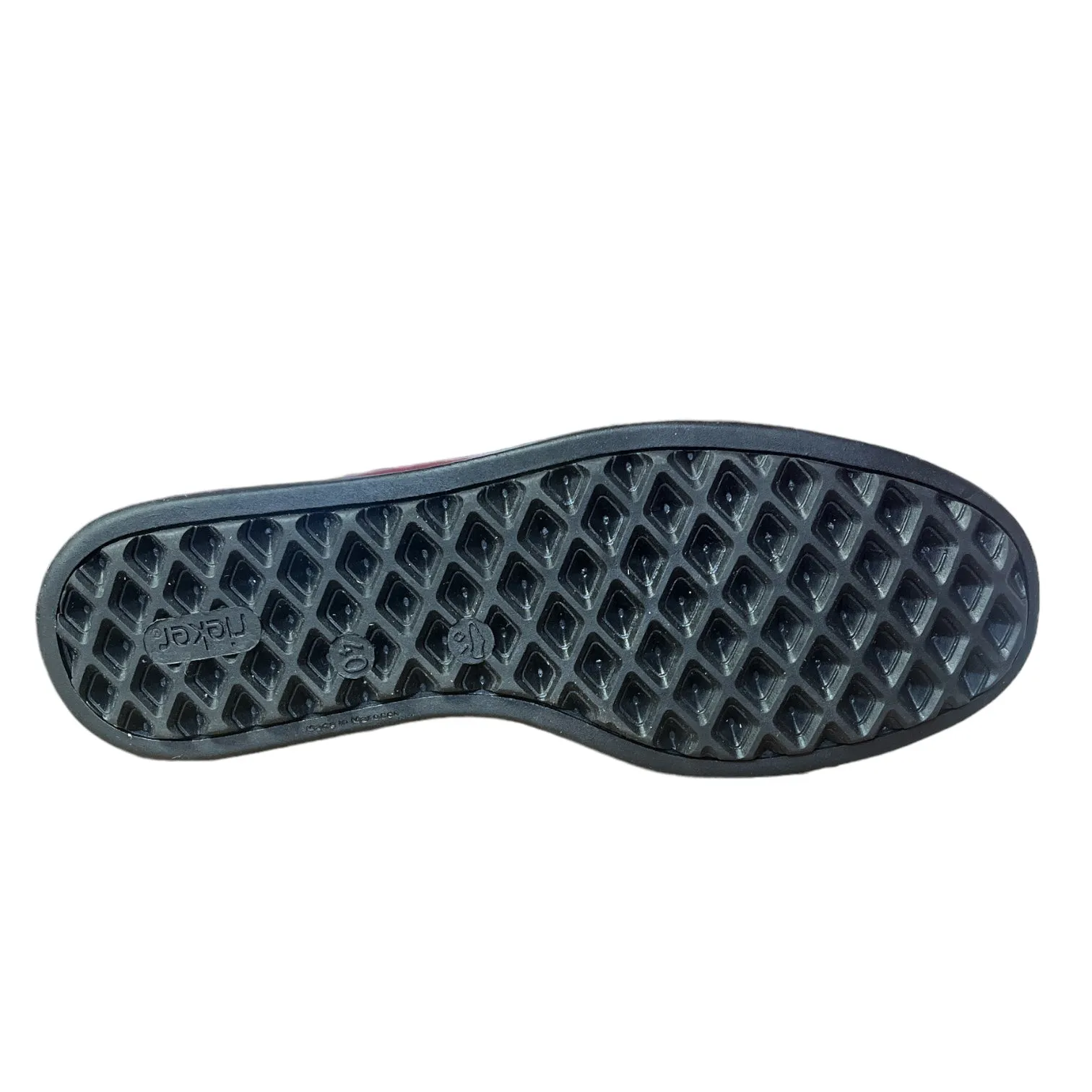 Rieker Shoes 44265-35 Wine Zip RTex