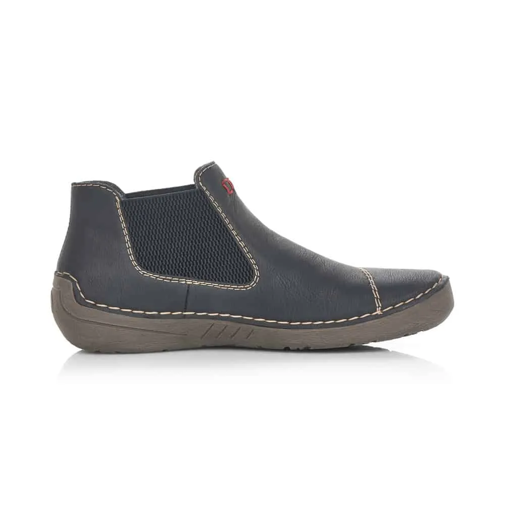 Rieker Shoes 52590-01 Black Chelsea