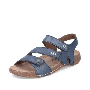 Rieker Shoes 61402-12 Blue Velcro