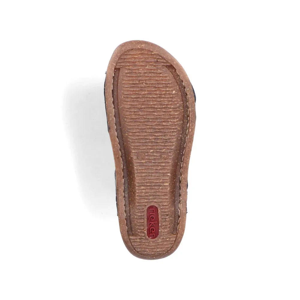 Rieker Shoes 61402-12 Blue Velcro