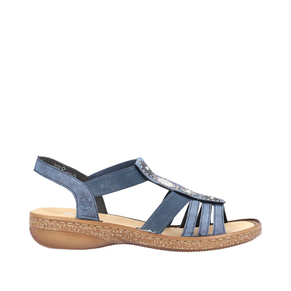 Rieker Shoes 628G9-16 Blue
