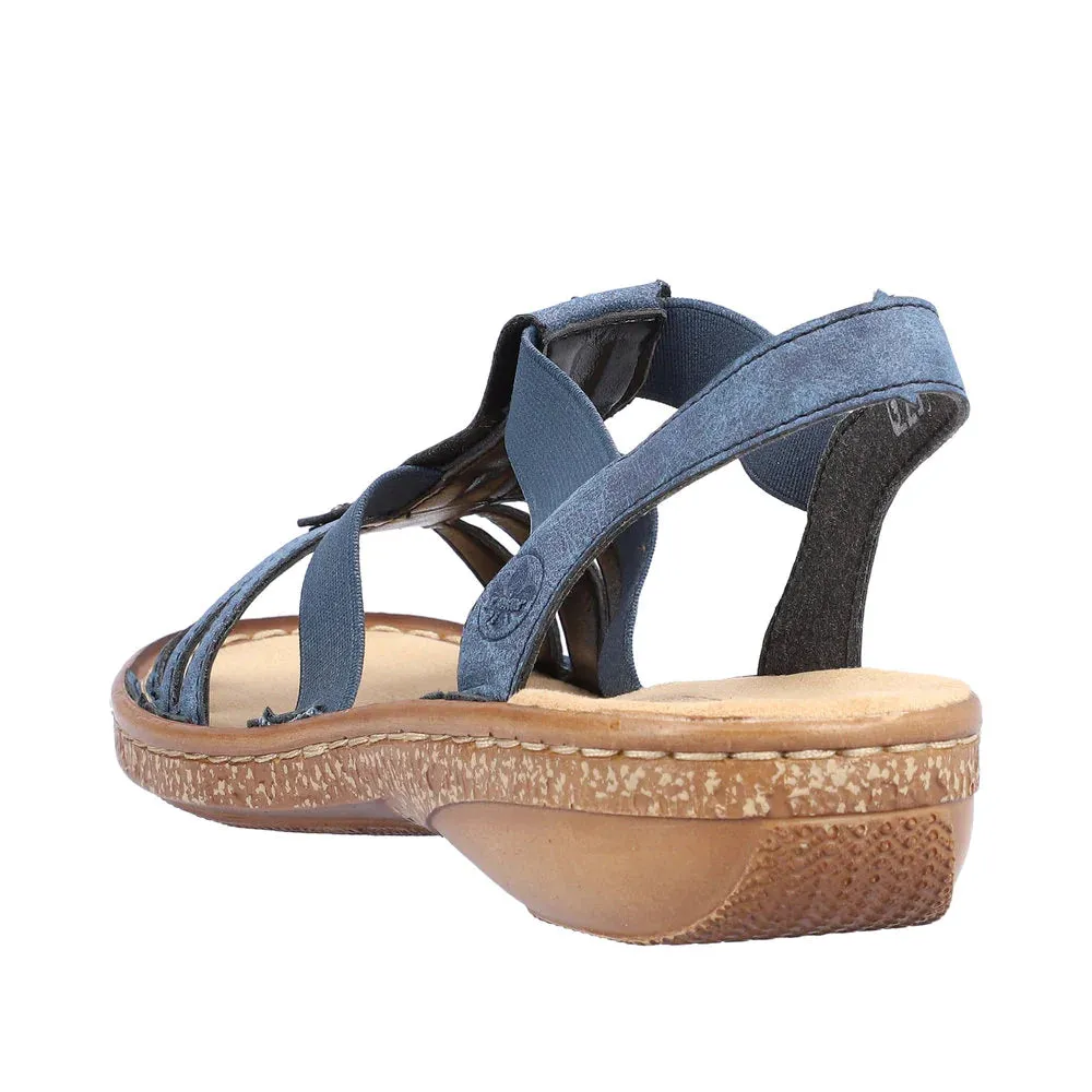 Rieker Shoes 628G9-16 Blue