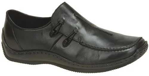 Rieker Shoes L1751-00 Black Slip on