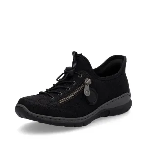 Rieker Shoes L32F1-00 Black Ready 2 Go Bungee Lace