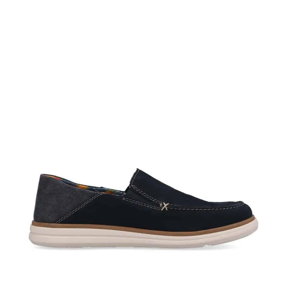 Rieker Shoes U0600-14 Navy Slip On