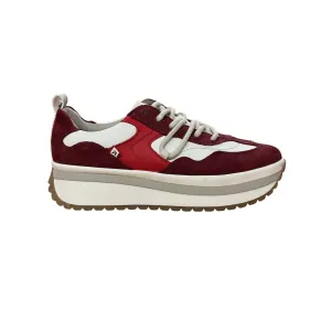Rieker Shoes W0900-35 Lace Up Burgundy Multi