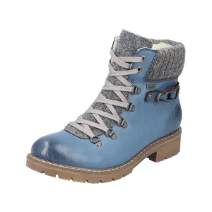 Rieker Shoes Y9131-15 Blue Graphite Cuff RTex