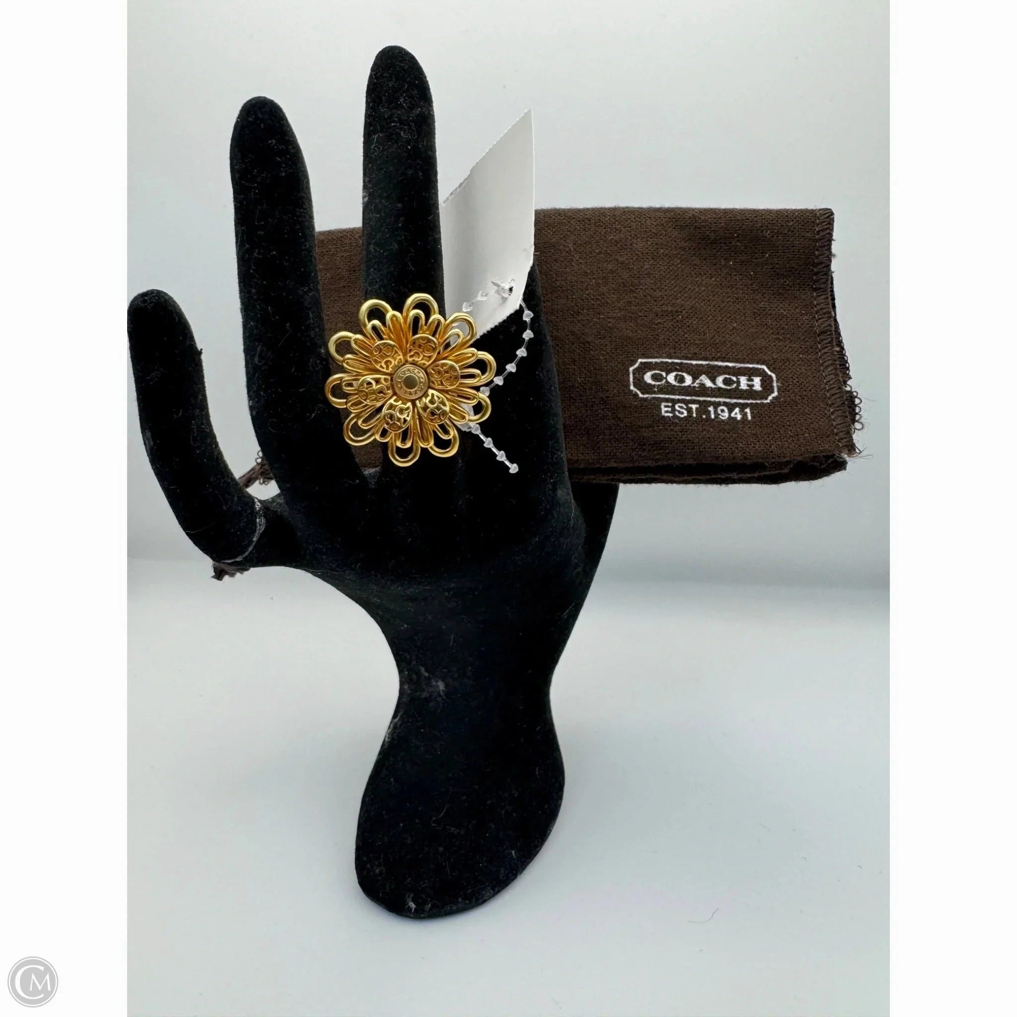 Ring Designer By Coach, Size: 6