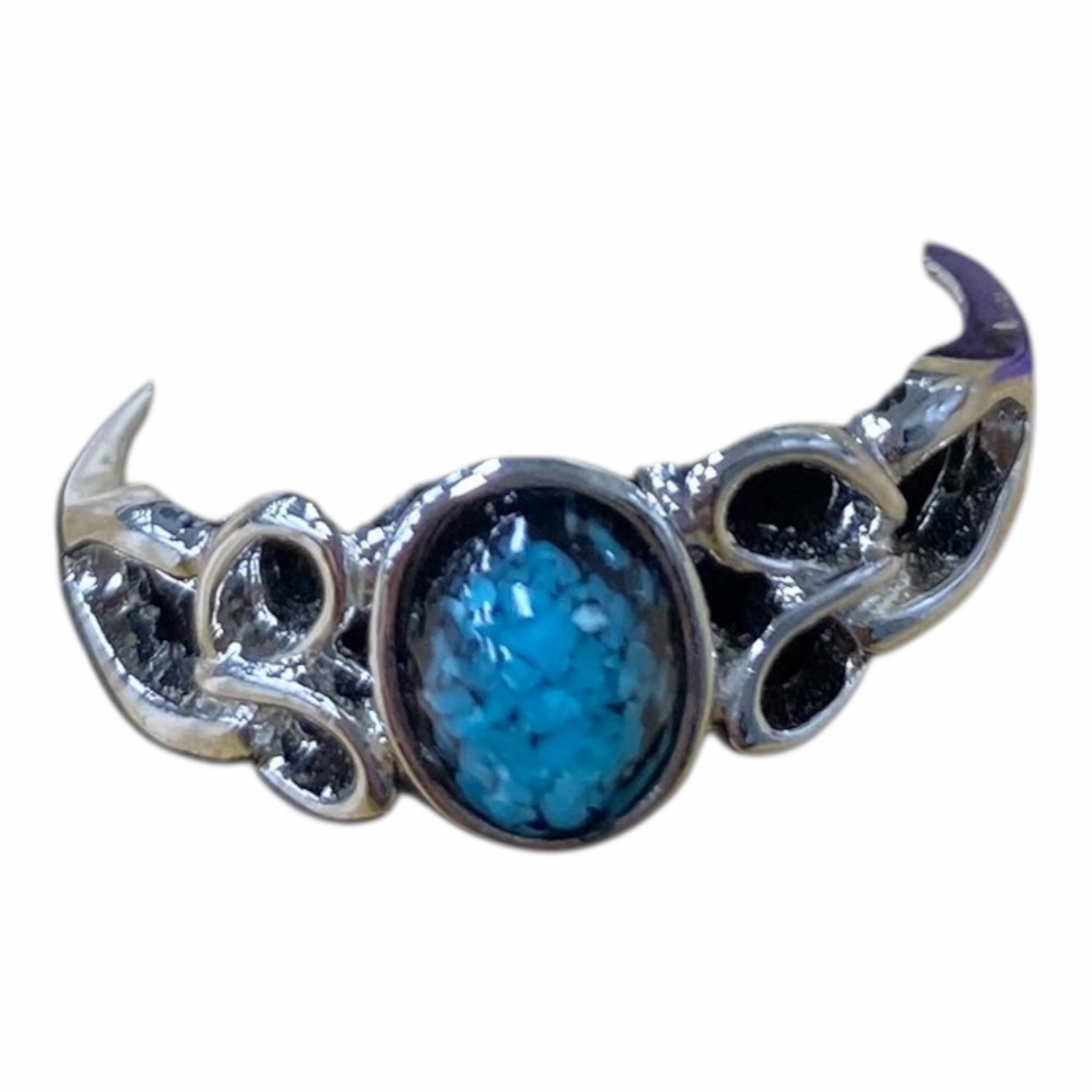 Ring Other  In Blue, Size:10