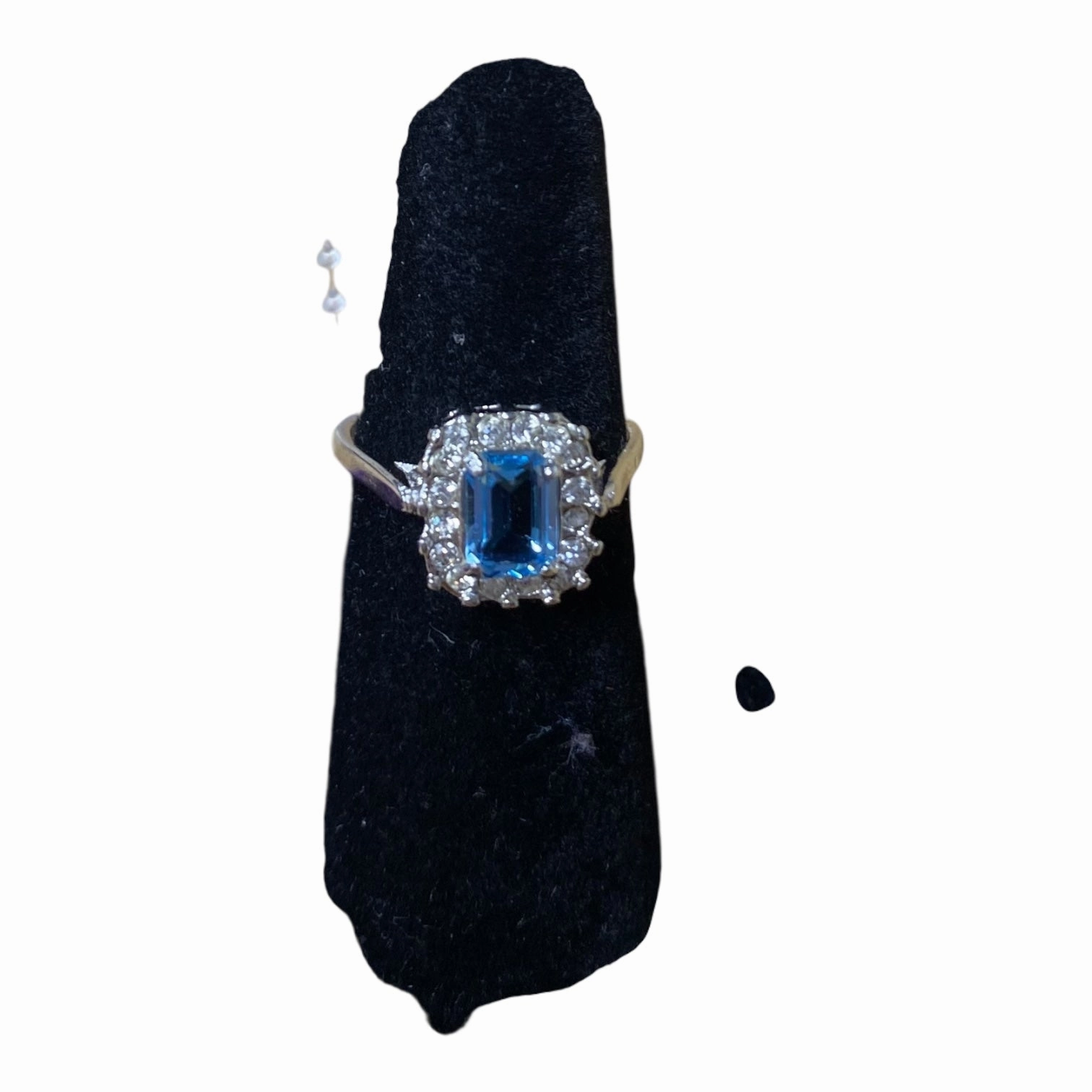 Ring Other  In Blue, Size:7