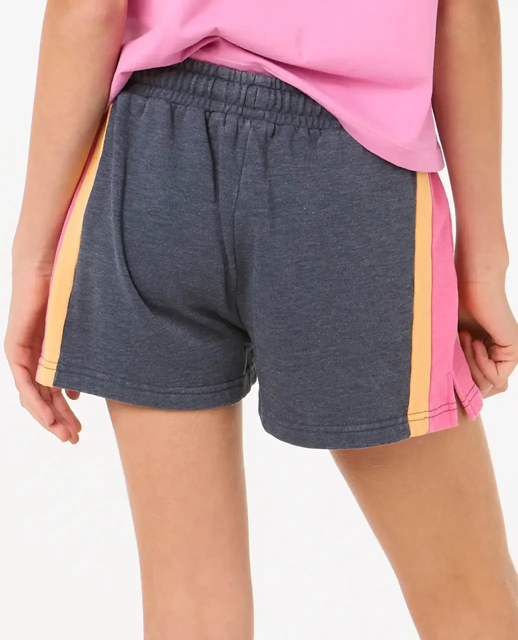 Rip Curl Clothing Girls Las Dalias Block Walkshorts in Navy
