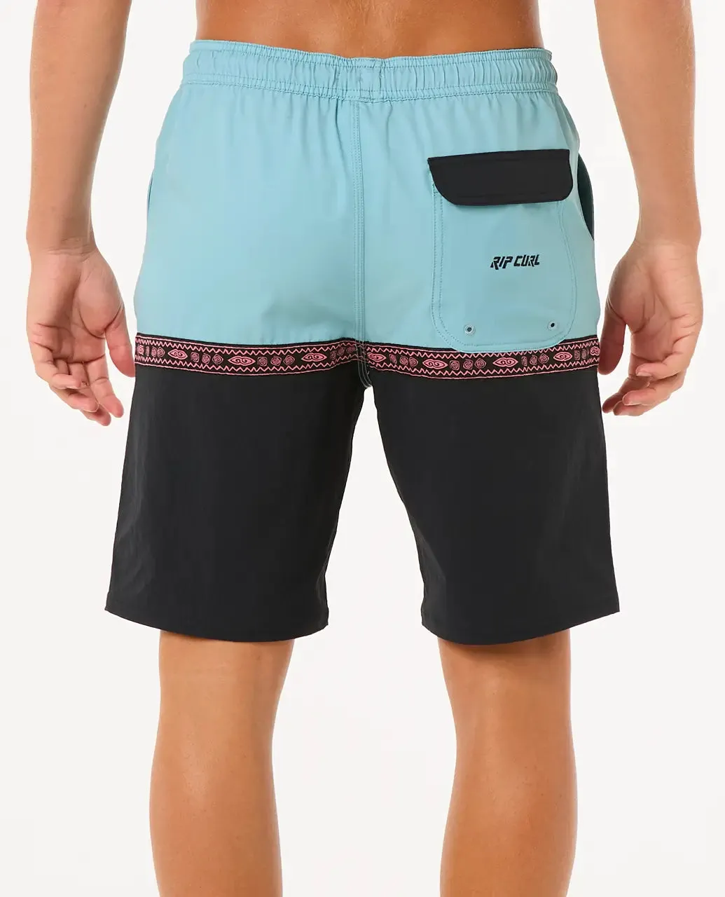 Rip Curl Clothing Raw Energy Split Volley Shorts in Black