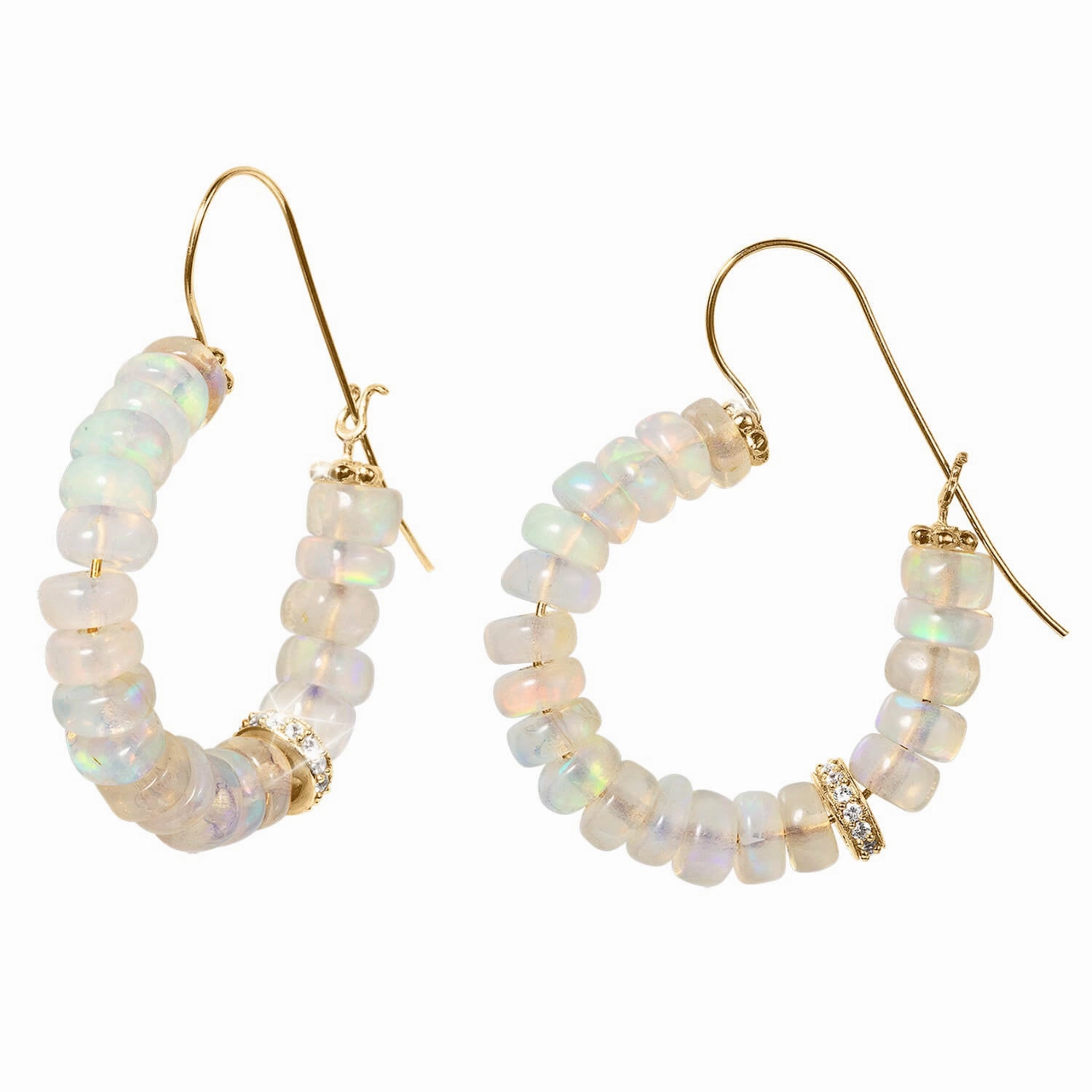 Ritz Opal Hoop Earrings