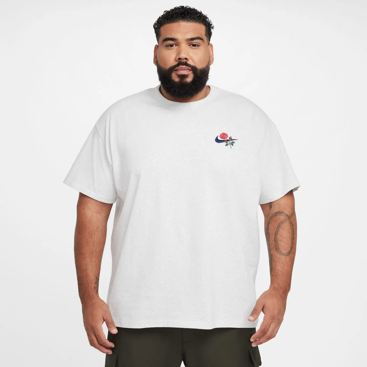 Rose Embroidered Heavyweight Tee - Mens Clothing_Nike