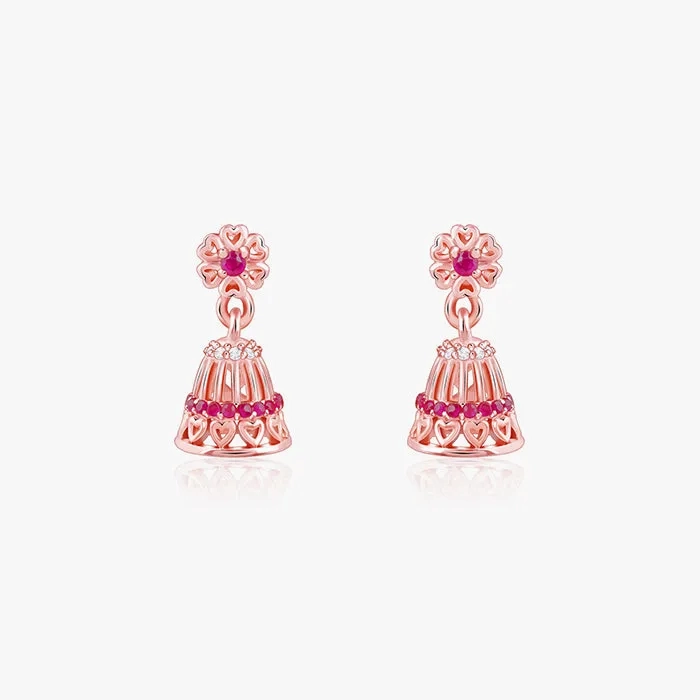 Rose Gold Ahilya Jhumki