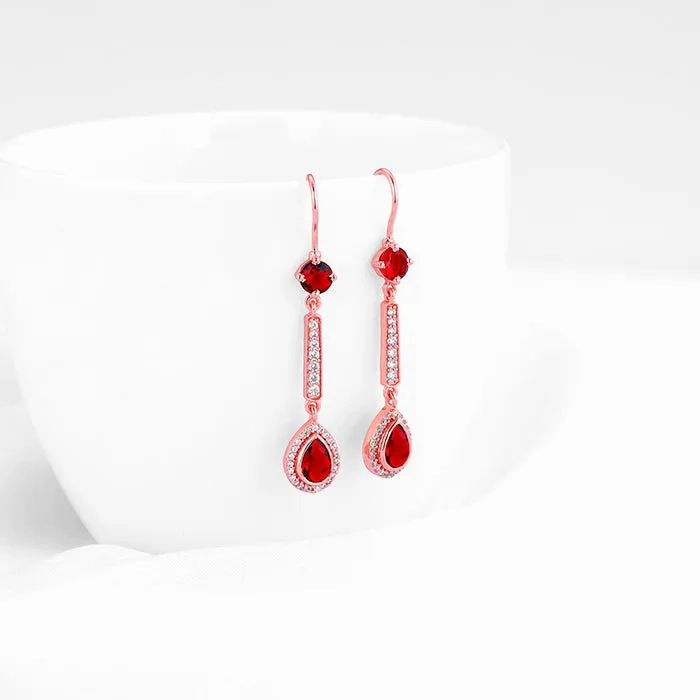 Rose Gold Always Love Earrings