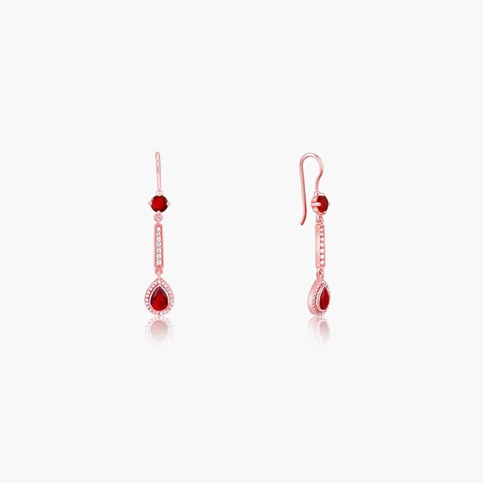Rose Gold Always Love Earrings