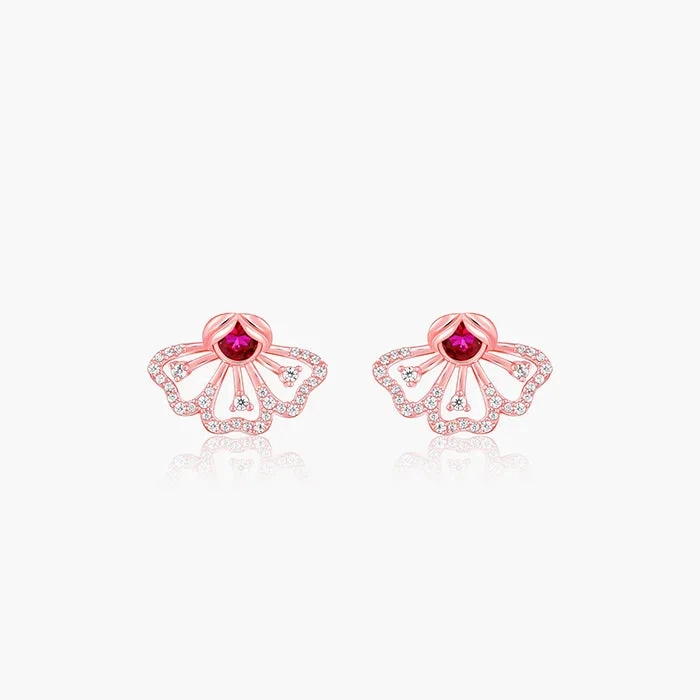 Rose Gold Classy Eyebright Studs